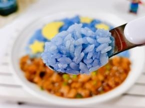 星空蓝色米饭～宝贝吃了两碗～
