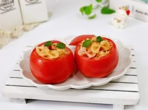 不一样的番茄蝴蝶面。