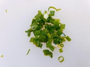 小葱切碎