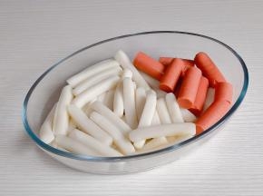 火腿肠切花刀。