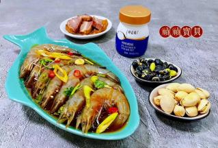 生腌活海虾是我的最爱百吃不厌