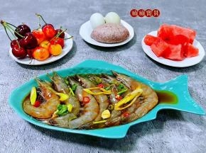 生腌活海虾切记一定要选活虾来制作哦这样吃起来口感好也更健康