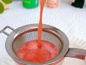 过滤一下，口感更好。