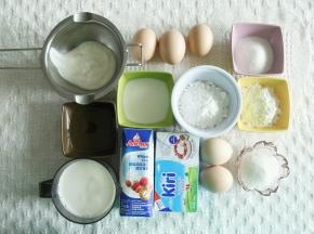 材料准备，奶酪室温软化备用。