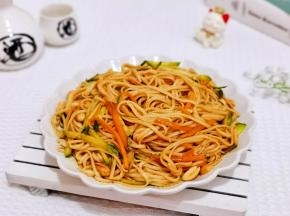 好吃到飞起的拌面。