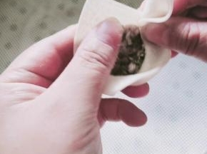像包包子一样包起来！