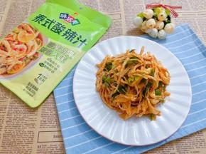 泰式酸辣鸡丝完成