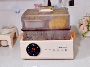 继续蒸至结束即可。