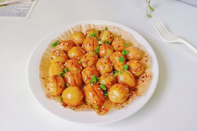 空气炸锅版烤鹌鹑蛋