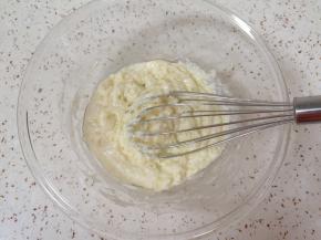 搅拌均匀无干粉。 