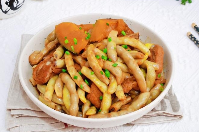 排骨南瓜炖油豆