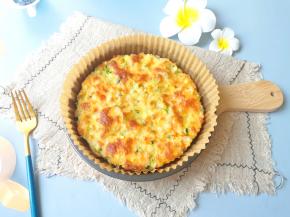 馍丁蔬菜披萨出炉。