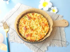 馍丁蔬菜披萨出炉。