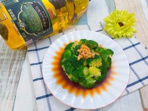 蒜香西兰花完成