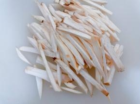 杏鲍菇切成粗丝