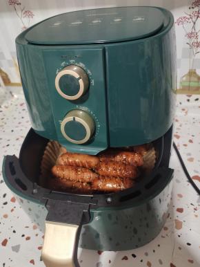 再次放入空气炸锅烤2分钟即可！