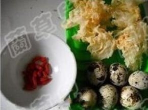 准备好食材。