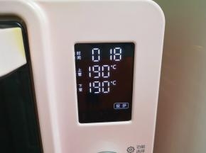 上下管190度烤18分钟。