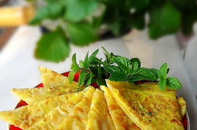 葱香蛋夹饼