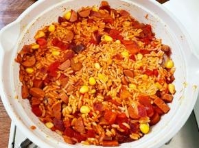 炒匀铺平