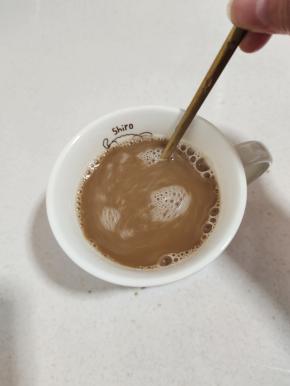 搅拌均匀至完全融化！