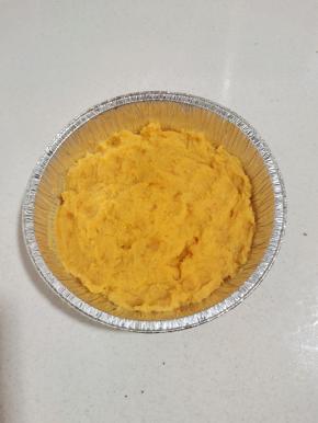 装在锡纸盘里！