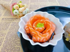 三文鱼入口丰腴，满足