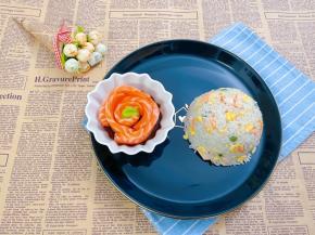 挪威三文鱼生熟两吃完成，先生跟孩子都吃的挺欢儿