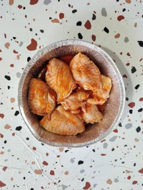 放入锡纸盘里！