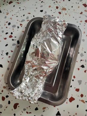 用锡纸包裹起来！