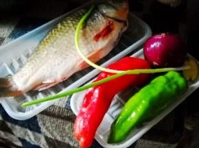 准备好食材。