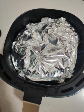 表面再盖一层锡纸！