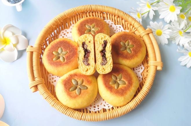 南瓜蜜豆喜饼