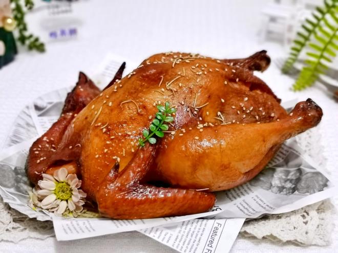 果香烤全鸡
