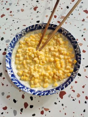 用筷子搅拌均匀！