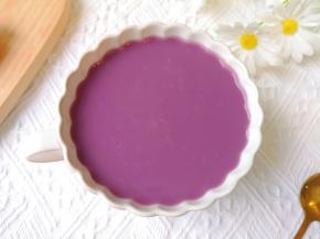 40分钟左右，细腻顺滑的紫薯银耳米糊完成。