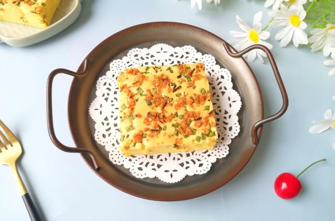 香葱肉松夹心蛋糕