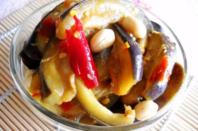 豆瓣花生茄子
