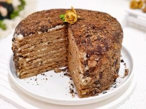 包上保鲜膜冷藏5-6小时再切开呦～（我等不及做好直接切开了）