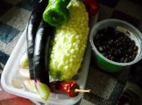 准备好食材。