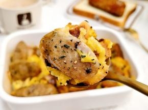 烤肠吐司烘蛋强烈推荐。