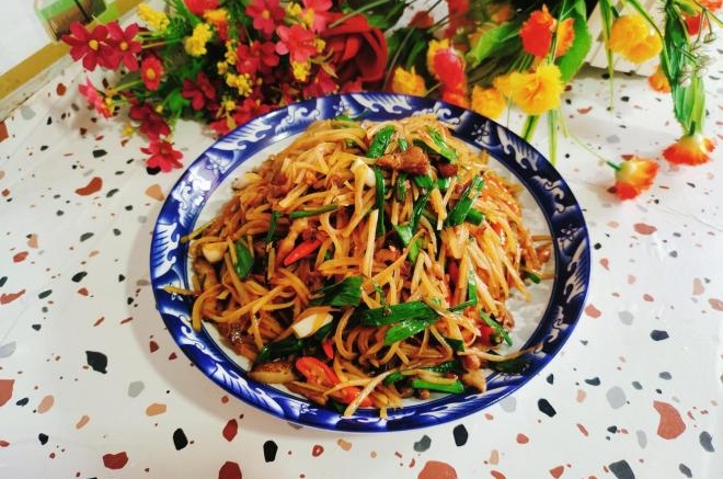 土豆丝炒肉