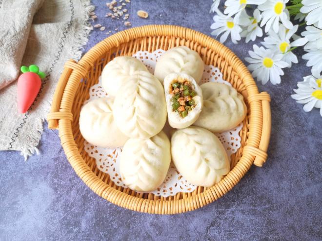 豇豆大肉馅包子