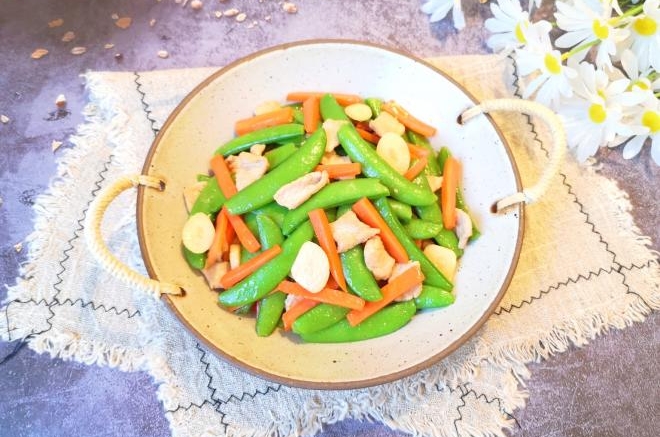 甜豆炒肉片