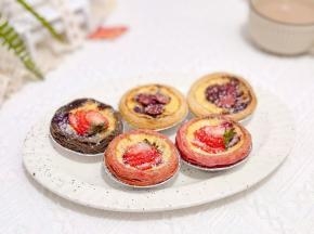 简单零难度的水果蛋挞。