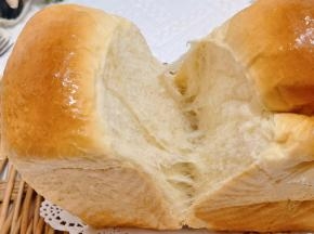 掰开松软拉丝。