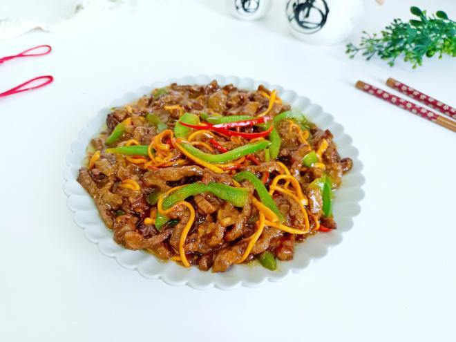 虫草花炒牛肉