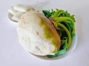 自己家种的大头菜，开年烤一个。