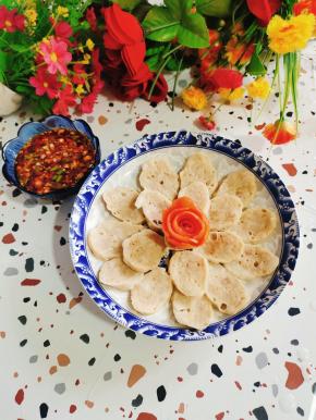 蘸上料汁儿即可食用！