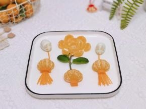 创意水果拼盘。